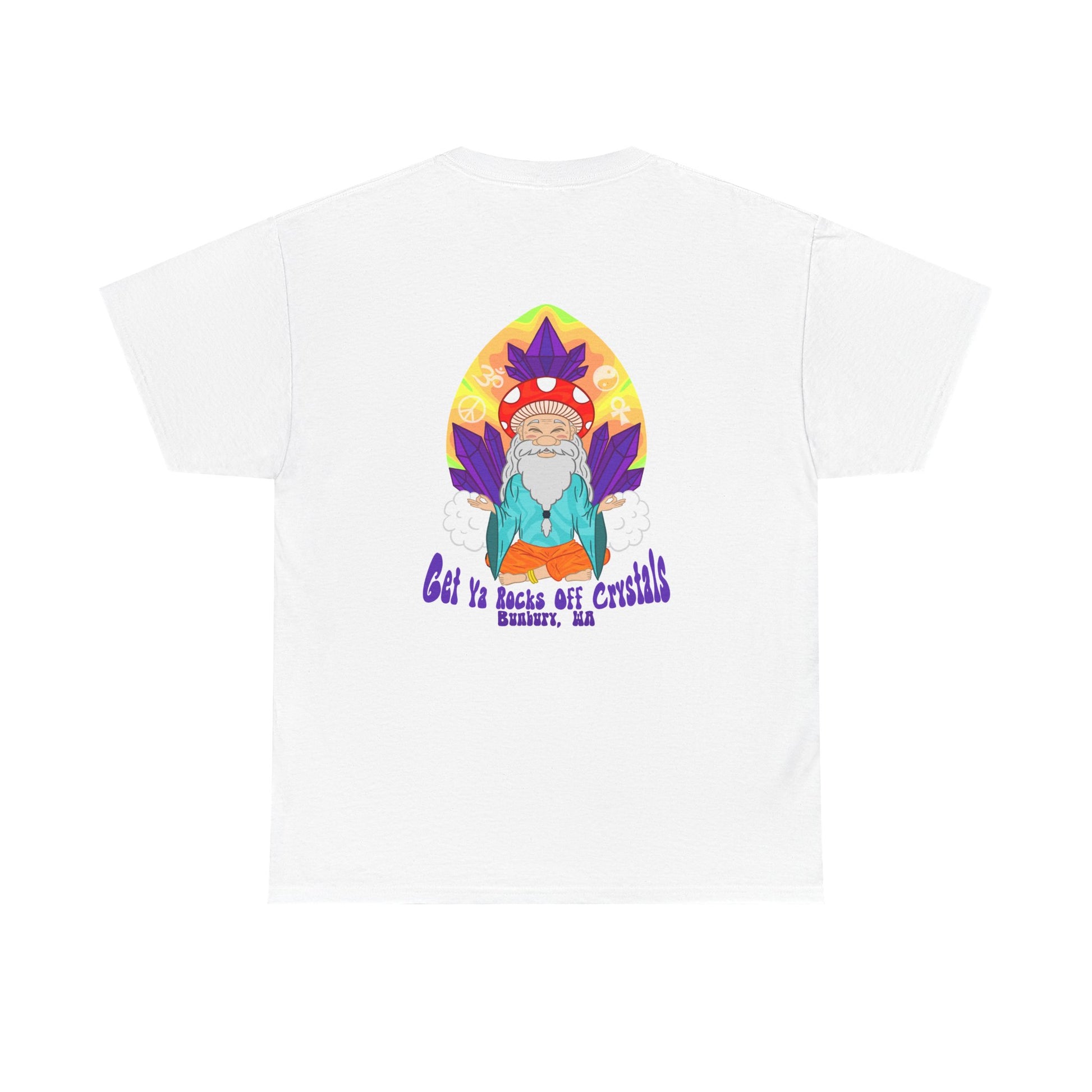 Bohemian Garden Tee - Sun and Moon Design, Spiritual Gift, Festival Wear, Unisex Cotton T-Shirt, Meditation Top, Nature Lover's Style