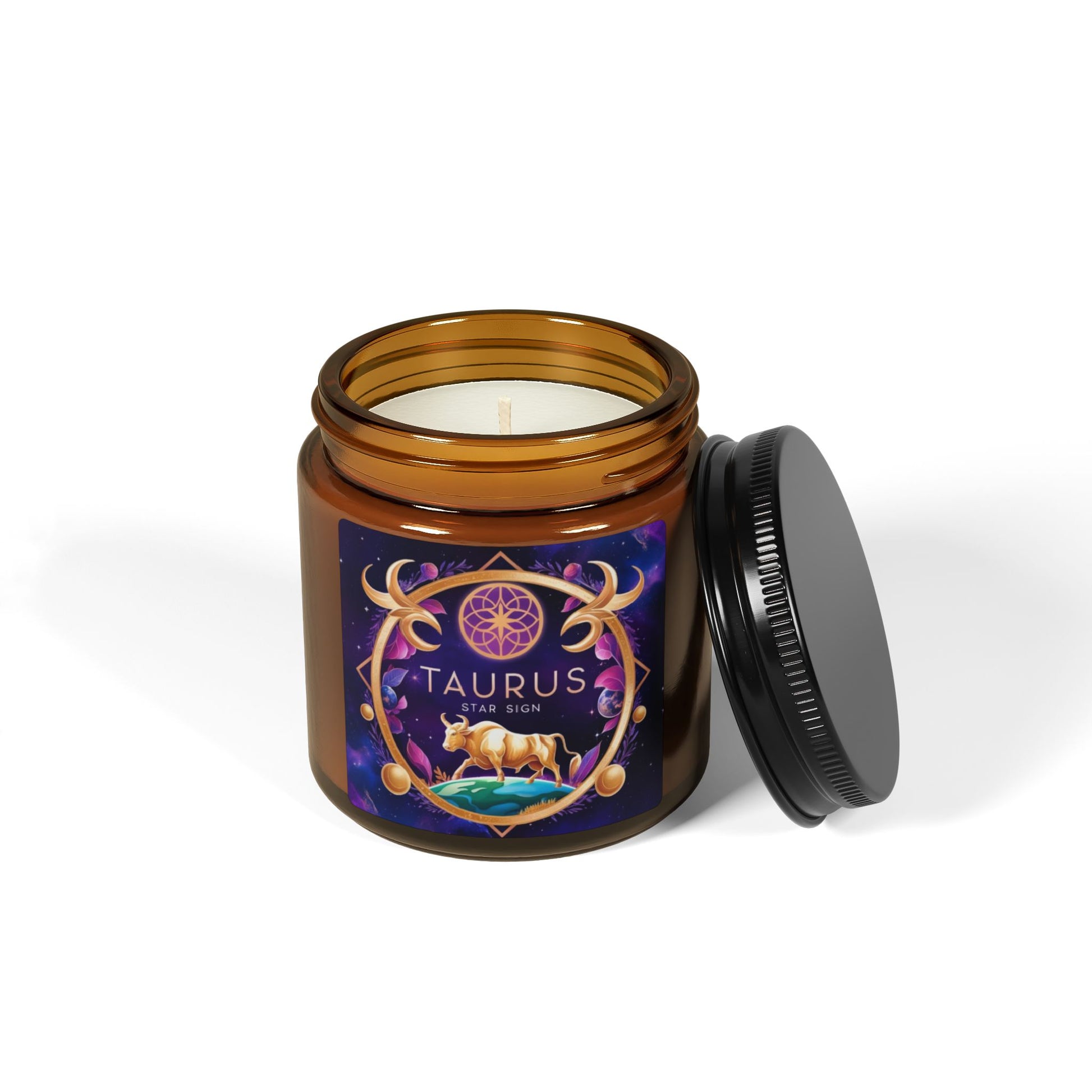 Taurus Scented Soy Candle, Astrology Decor, Zodiac Gift for Taurus, Birthday Gift, Home Fragrance, Spiritual Candle