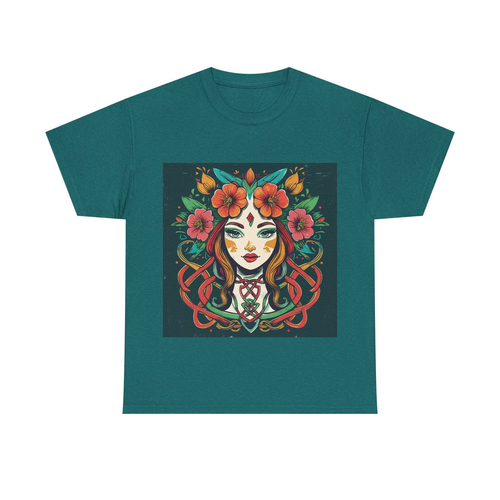 Whimsical Graphic Tee, Artistic Floral Shirt, Trendy Unisex Cotton Tee, Unique Gift for Art Lovers, Casual Wear for All Occasions