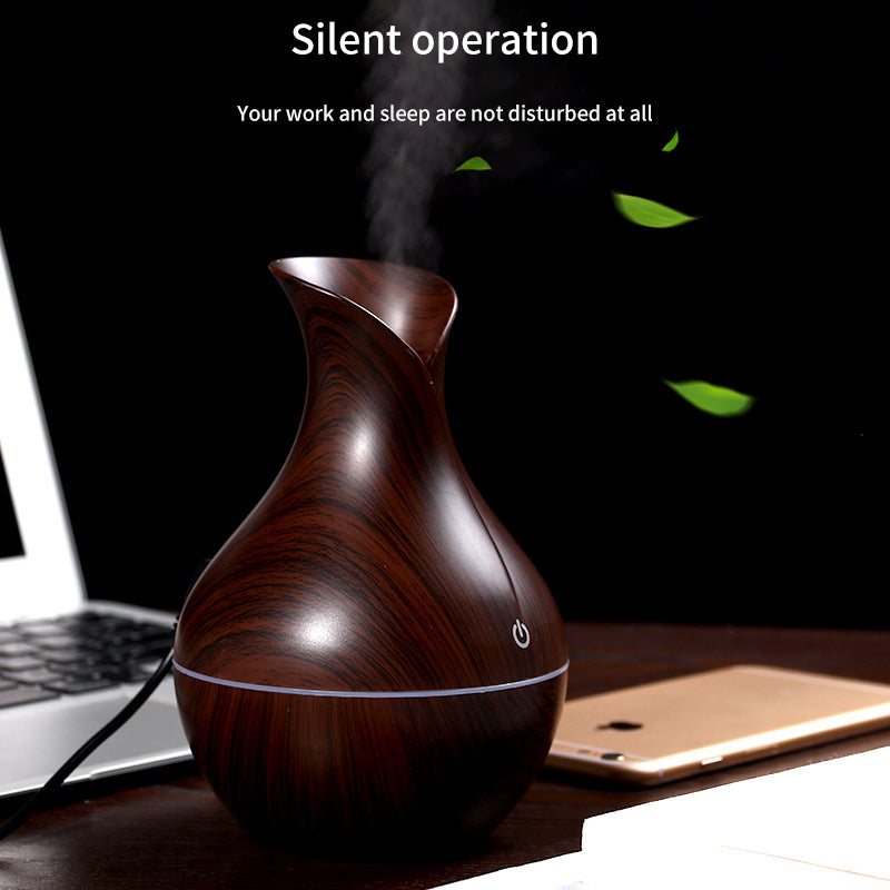 Wood Grain Aromatherapy Humidifier
