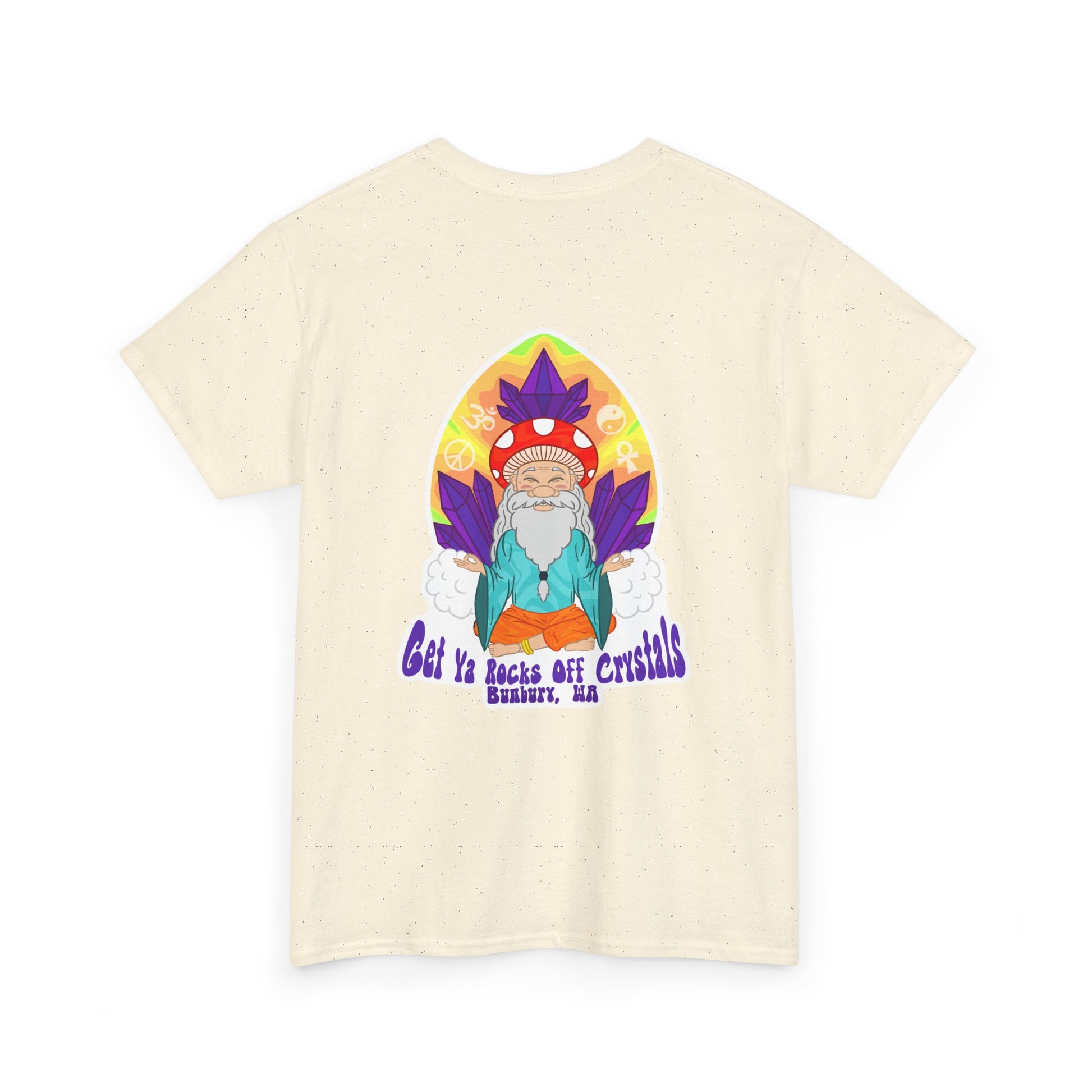 Bohemian Garden Tee - Sun and Moon Design, Spiritual Gift, Festival Wear, Unisex Cotton T-Shirt, Meditation Top, Nature Lover's Style