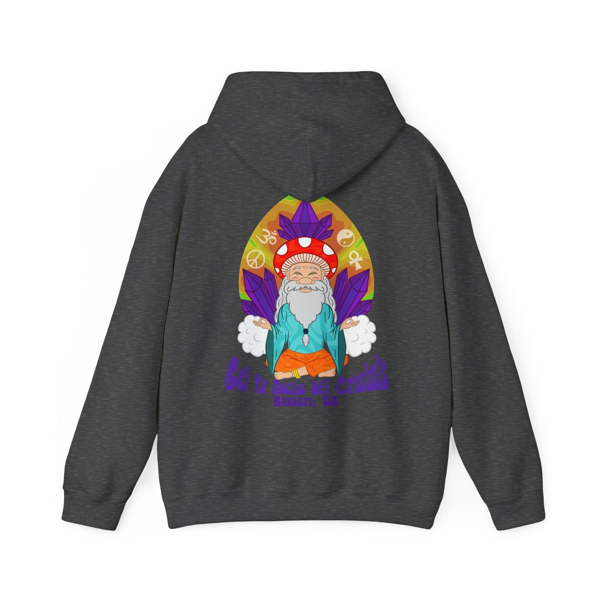 Crystal Goblin Hoodie | Unisex Sweatshirt "Get Ya Rocks Off Crystals" Design