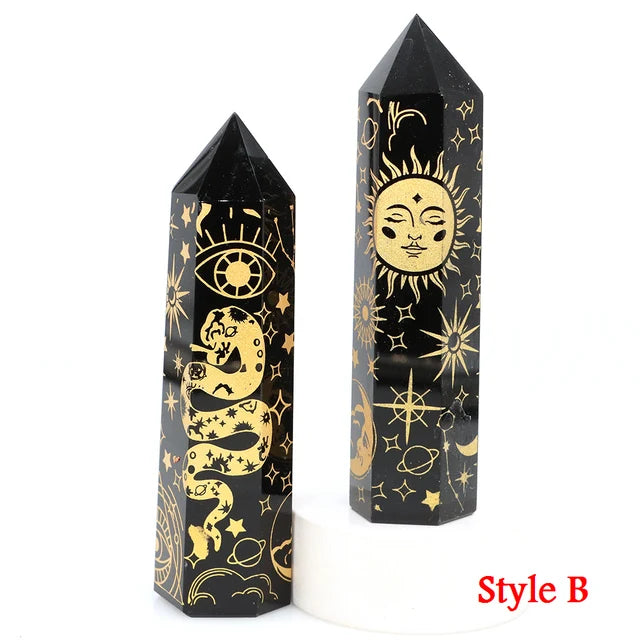 Black Obsidian - Symbol Obelisk