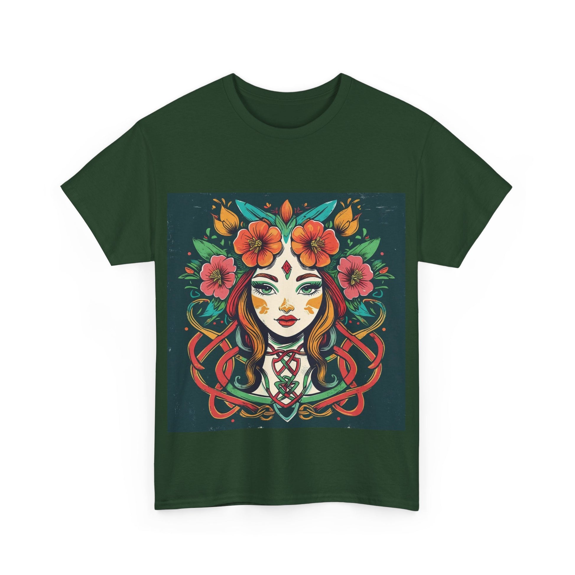Whimsical Graphic Tee, Artistic Floral Shirt, Trendy Unisex Cotton Tee, Unique Gift for Art Lovers, Casual Wear for All Occasions