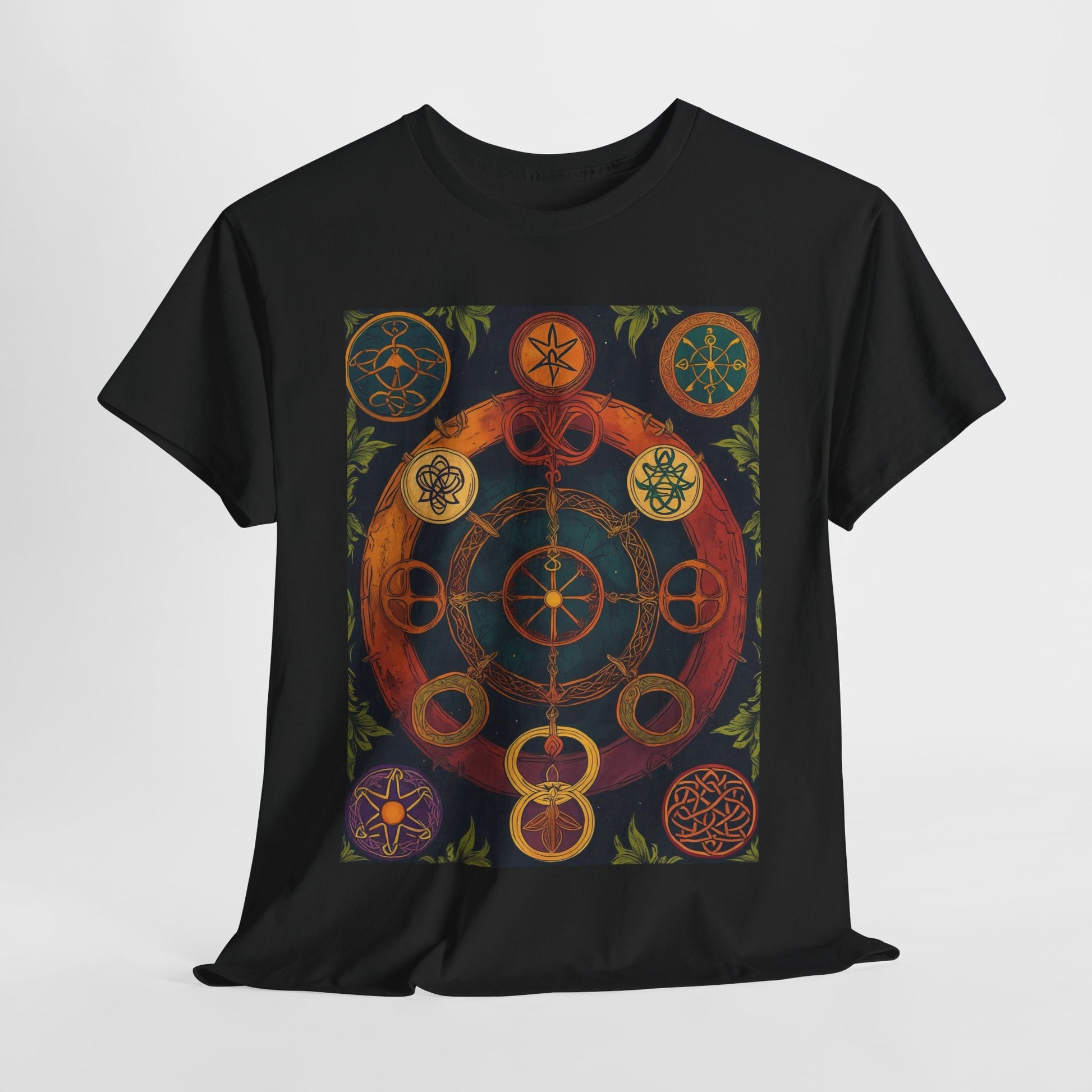 Pagan Symbology Graphic Tee - GYROC Custom Unisex