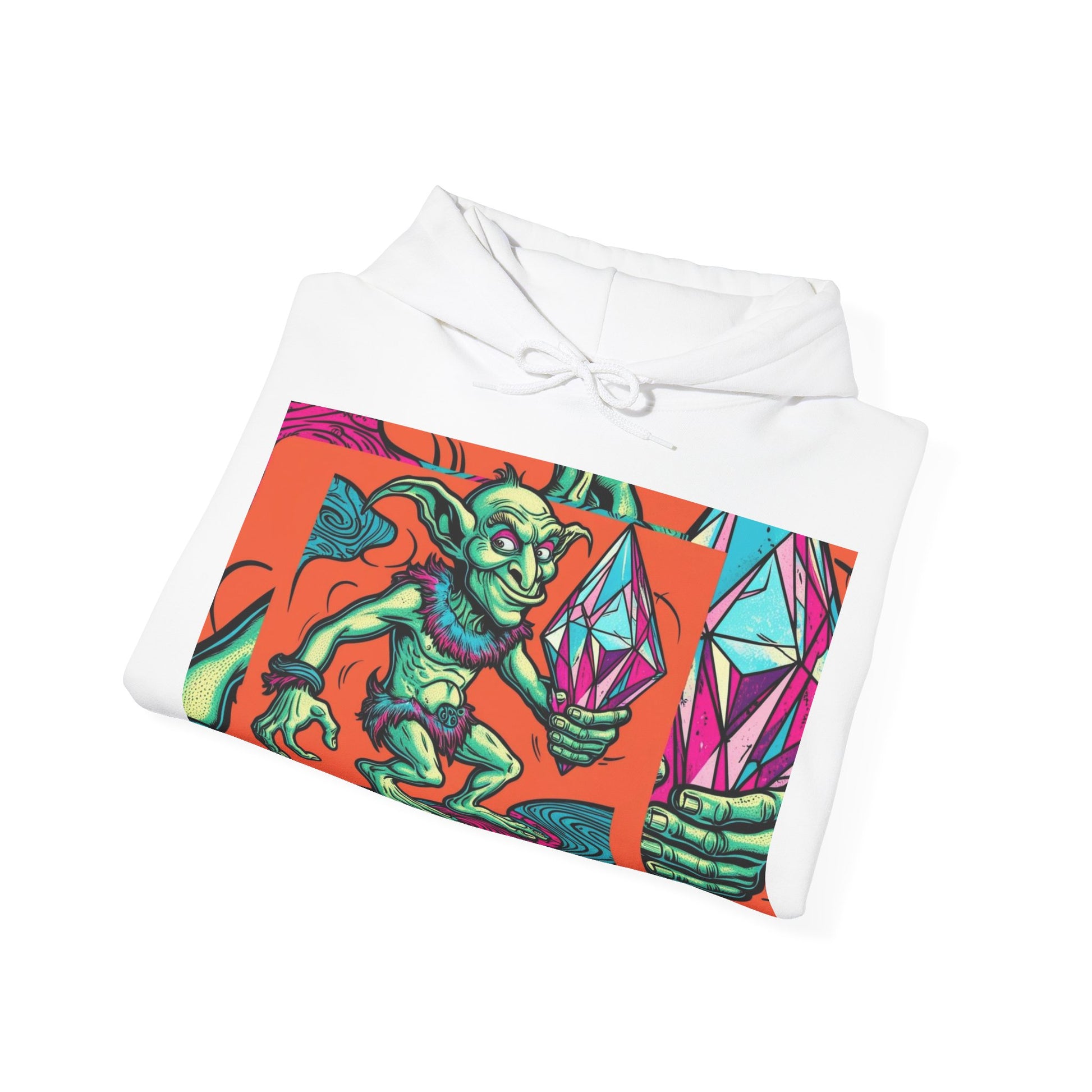 Crystal Goblin Hoodie | Unisex Sweatshirt "Get Ya Rocks Off Crystals" Design