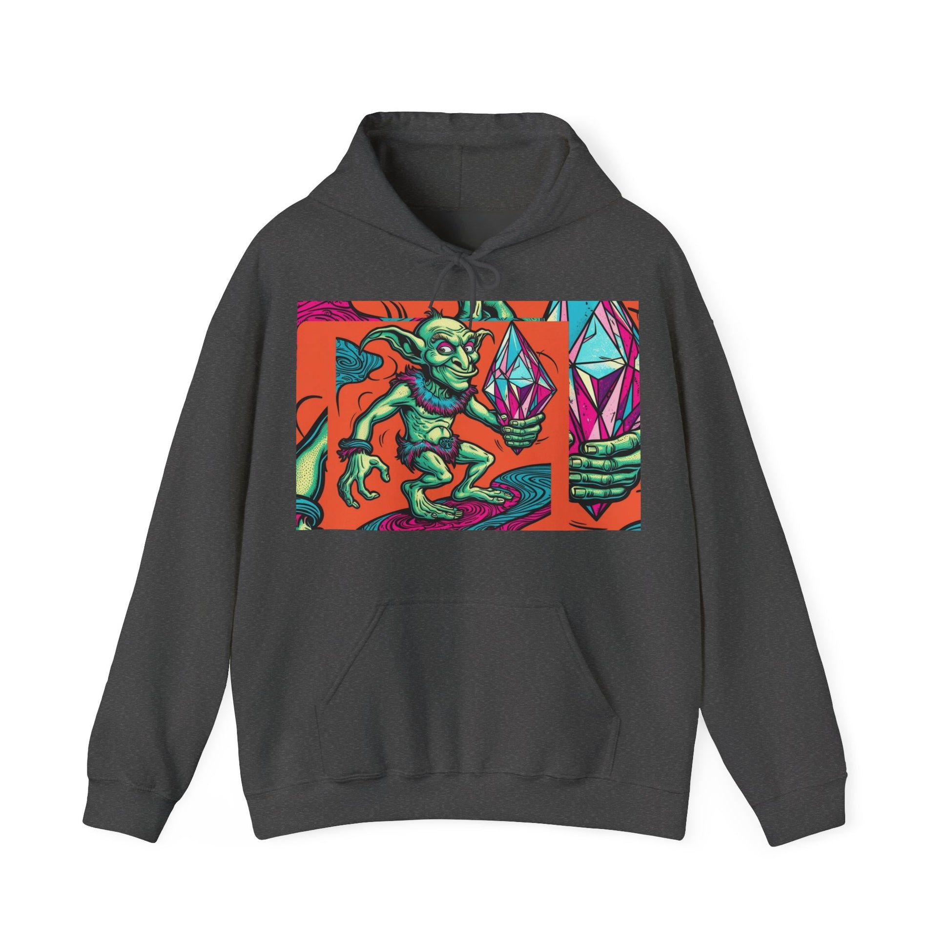 Crystal Goblin Hoodie | Unisex Sweatshirt "Get Ya Rocks Off Crystals" Design