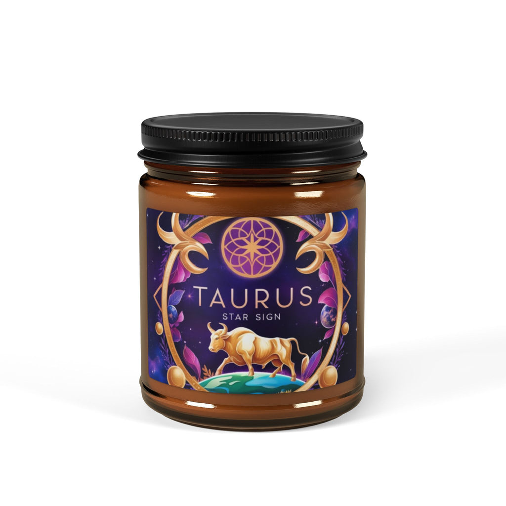 Taurus Scented Soy Candle, Astrology Decor, Zodiac Gift for Taurus, Birthday Gift, Home Fragrance, Spiritual Candle