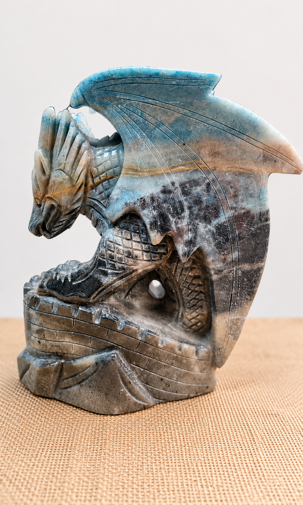 Trolleite Dragon Carving - Rare -Higher Awareness