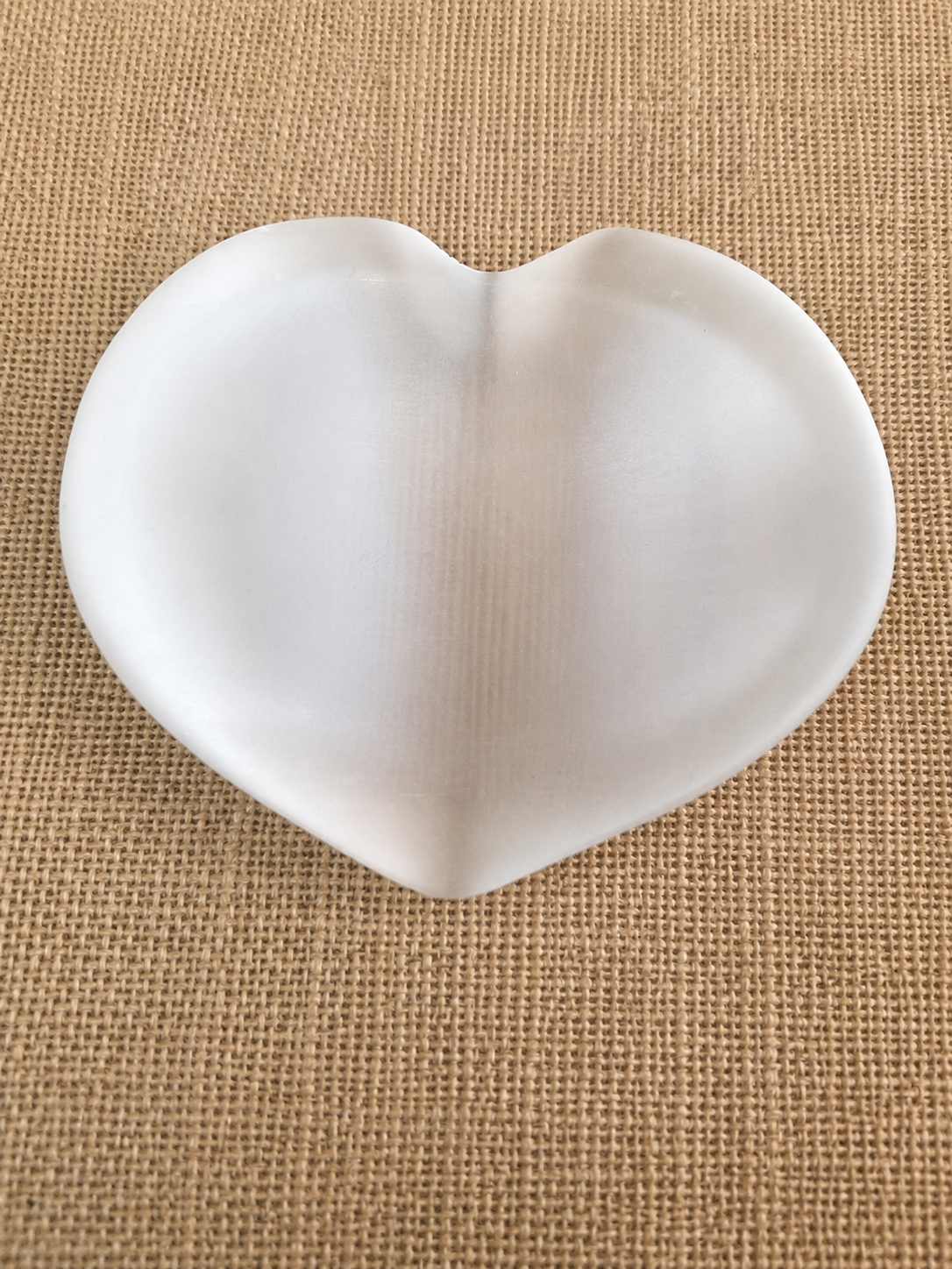 Selenite Heart Bowl - Cleansing