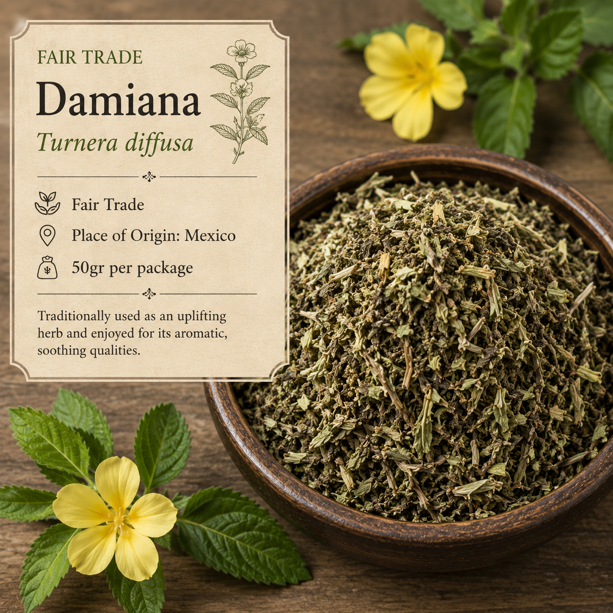 Damiana - Fair Trade - Euphoric Uplift