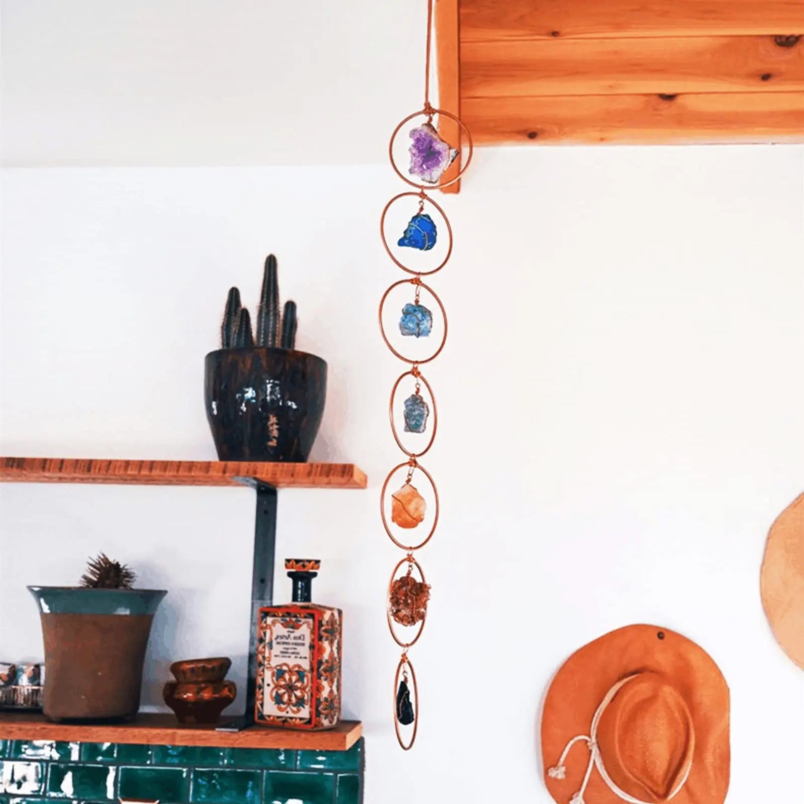 Crystal 7 Chakra Gemstone Suncatcher