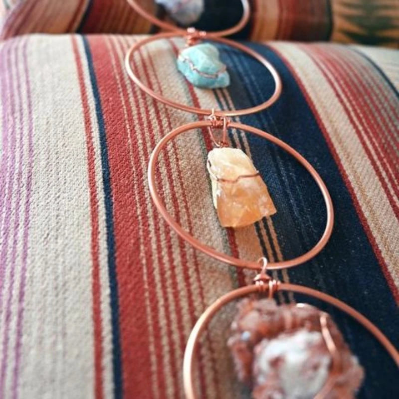Crystal 7 Chakra Gemstone Suncatcher