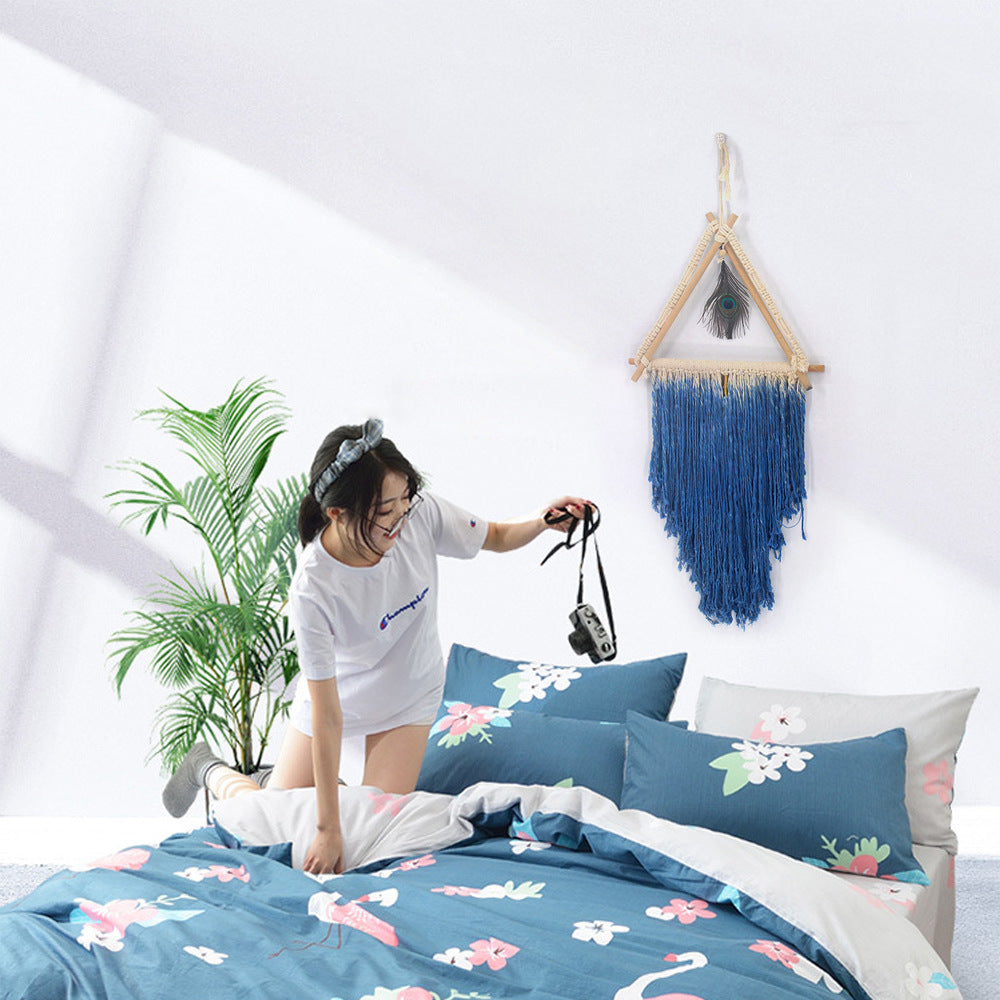 Macrame - Geometric Peacock Flare - Boho tapestry