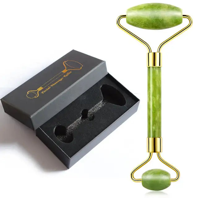 Natural Roller for Face - Facial Gua Sha - Box Set