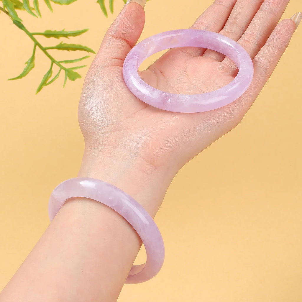 Natural Lavender Amethyst Bangle