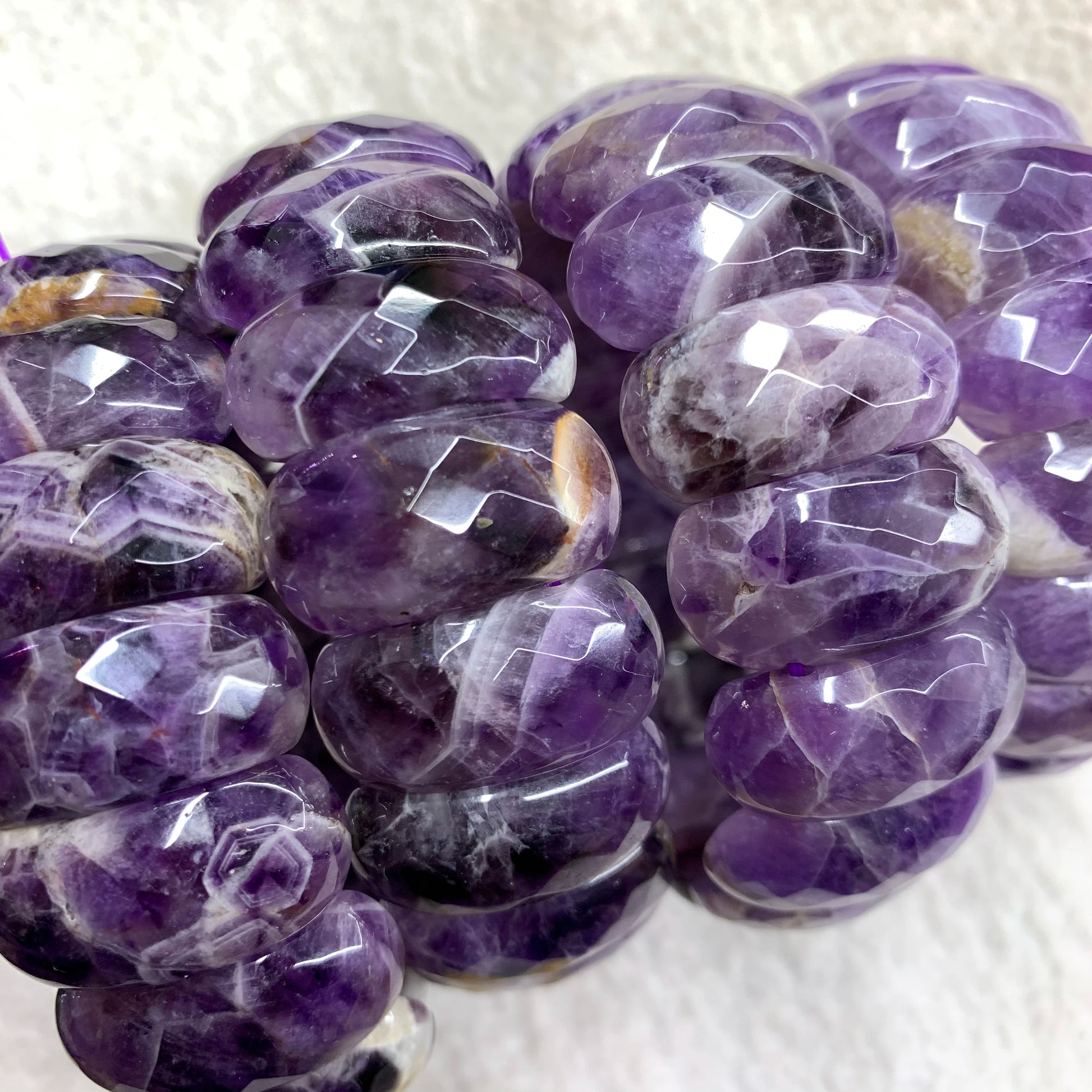 Crystal Bangle - Multi Stones - Faceted