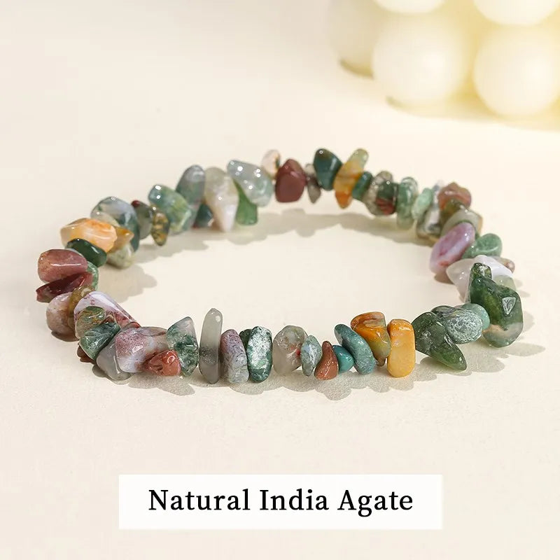 Natural Chip Bracelets - Multi Stone