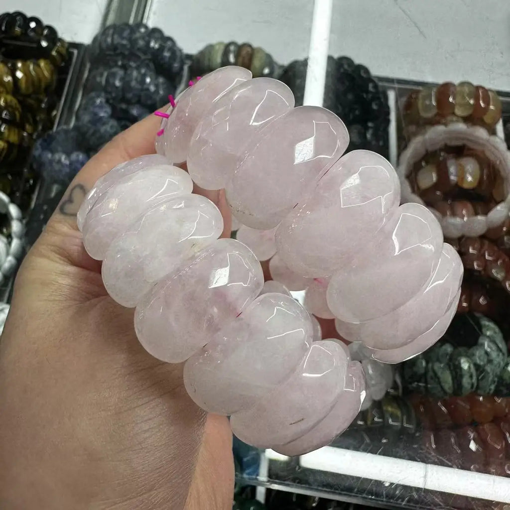 Crystal Bangle - Multi Stones - Faceted