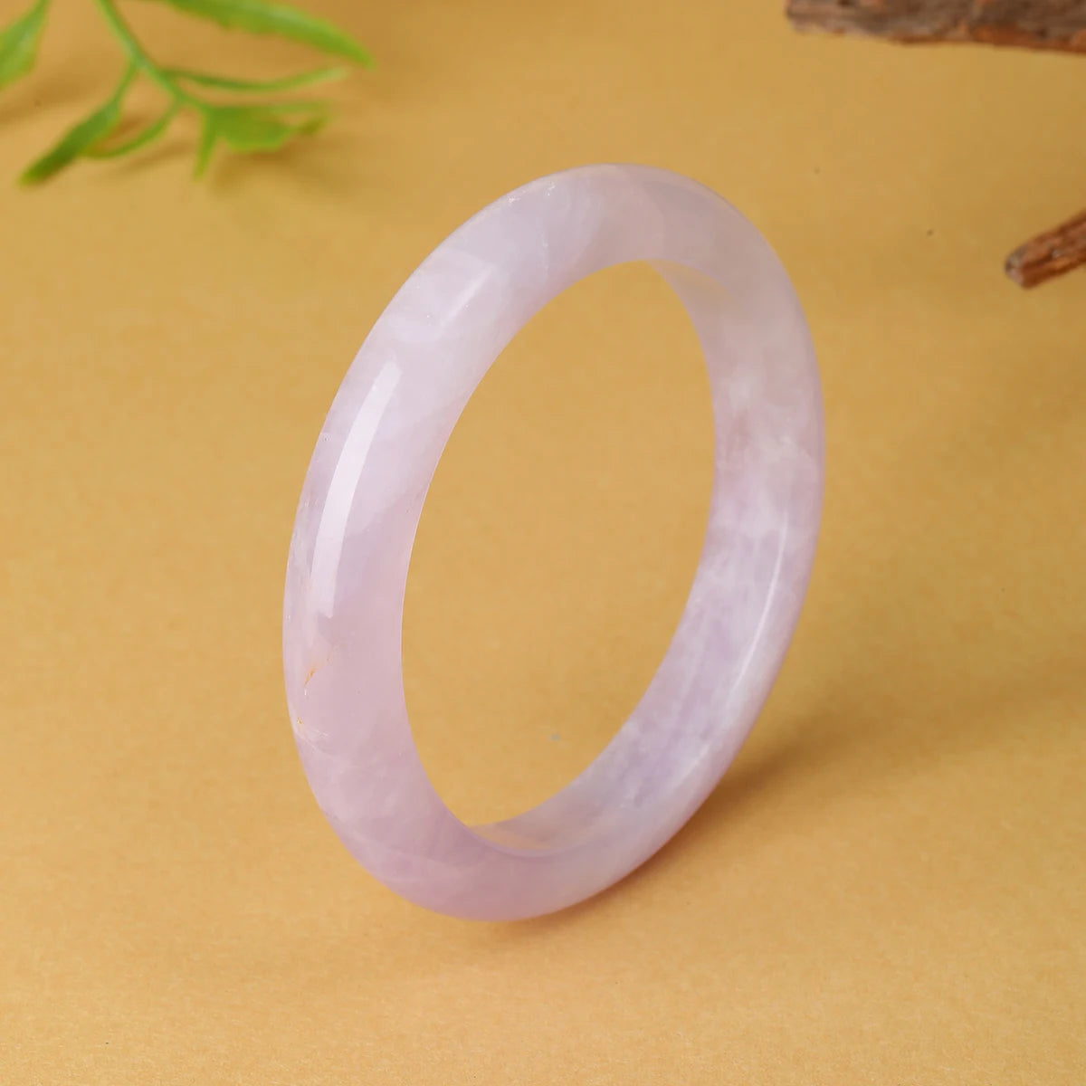 Natural Lavender Amethyst Bangle