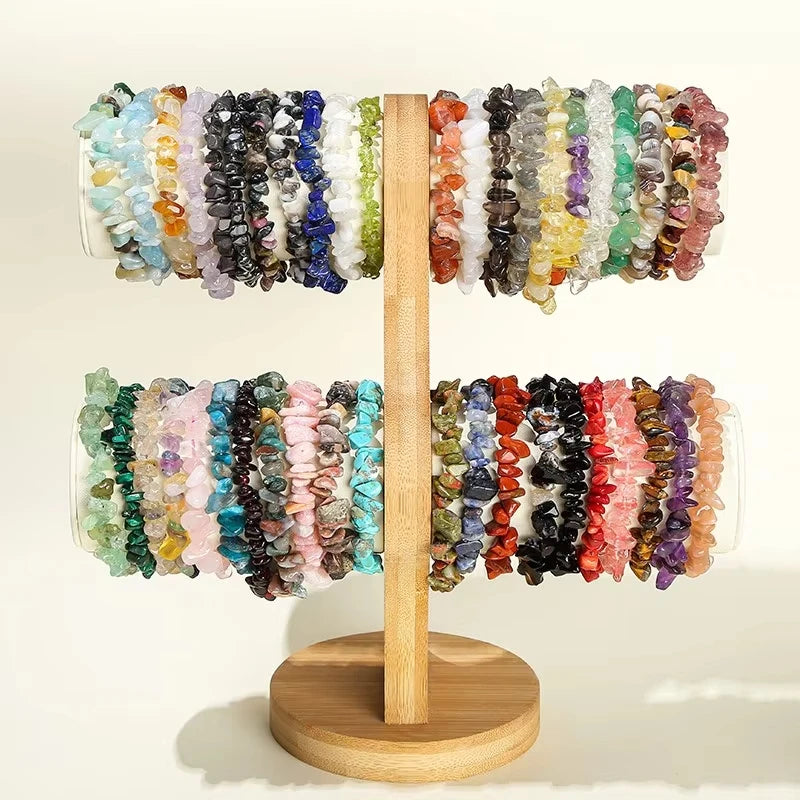 Natural Chip Bracelets - Multi Stone