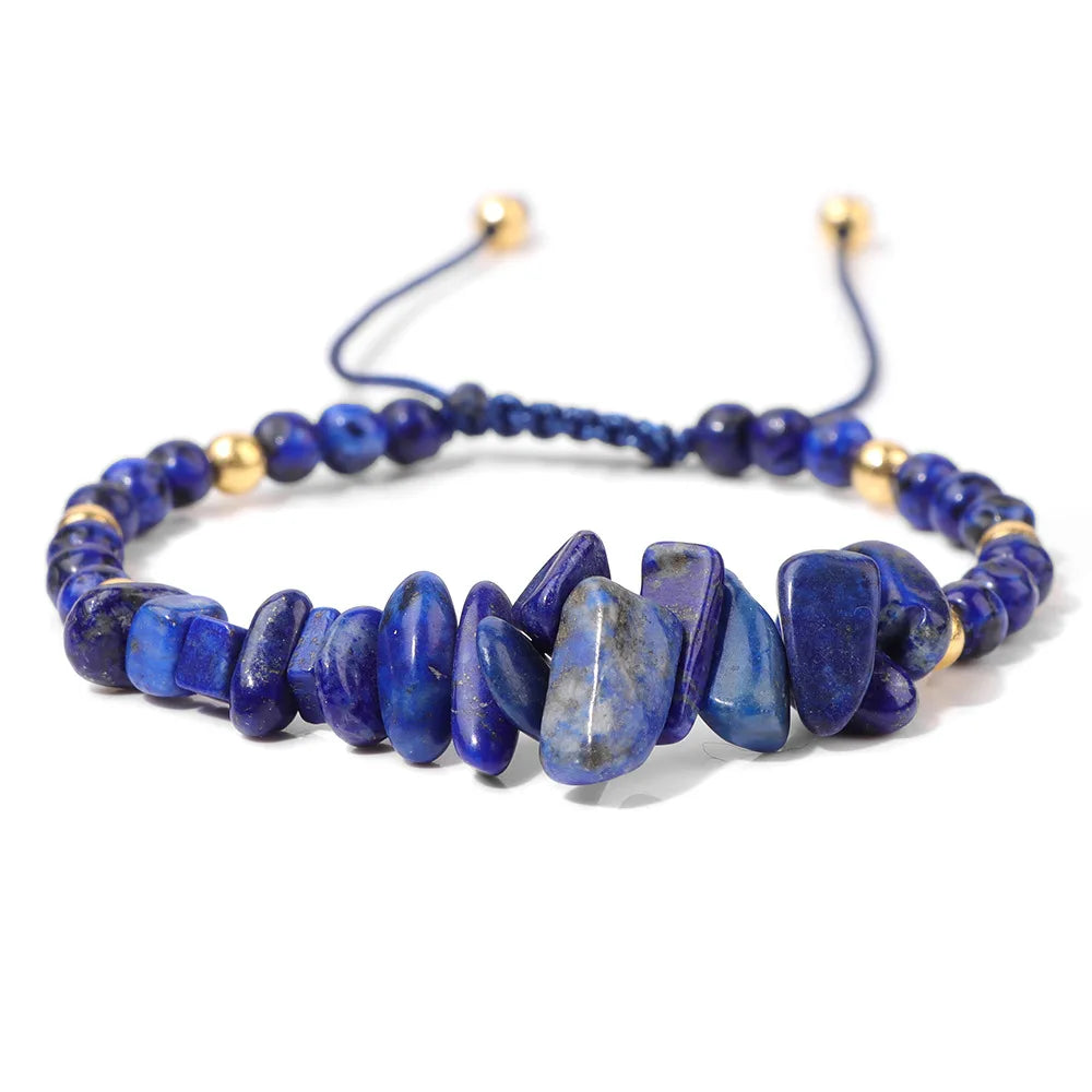 Natural Crystal Chip Bracelet - Multi Stone