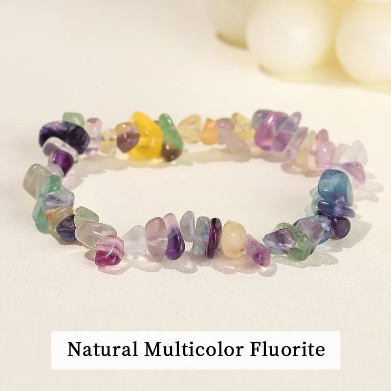 Natural Chip Bracelets - Multi Stone