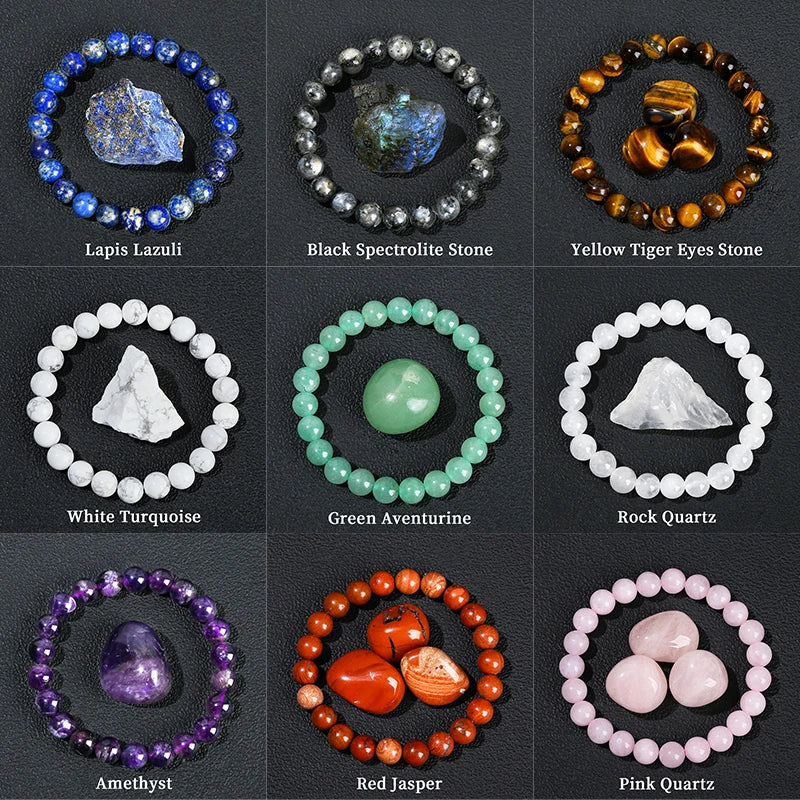 Crystal Bead Bracelet - Multi Stone