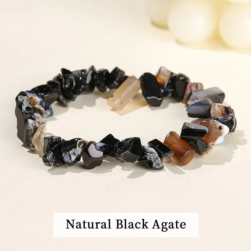 Natural Chip Bracelets - Multi Stone