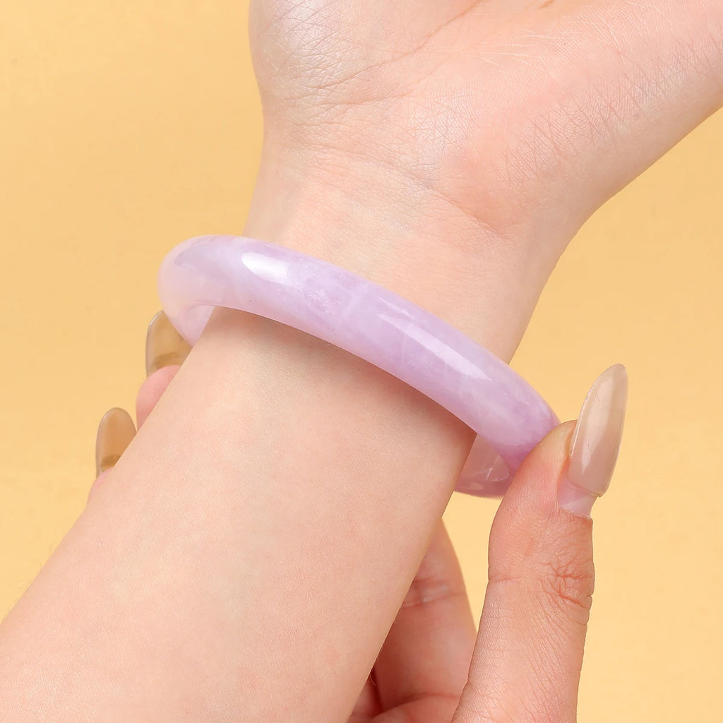 Natural Lavender Amethyst Bangle