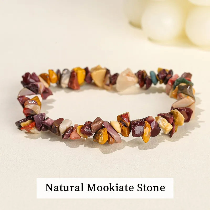 Natural Chip Bracelets - Multi Stone