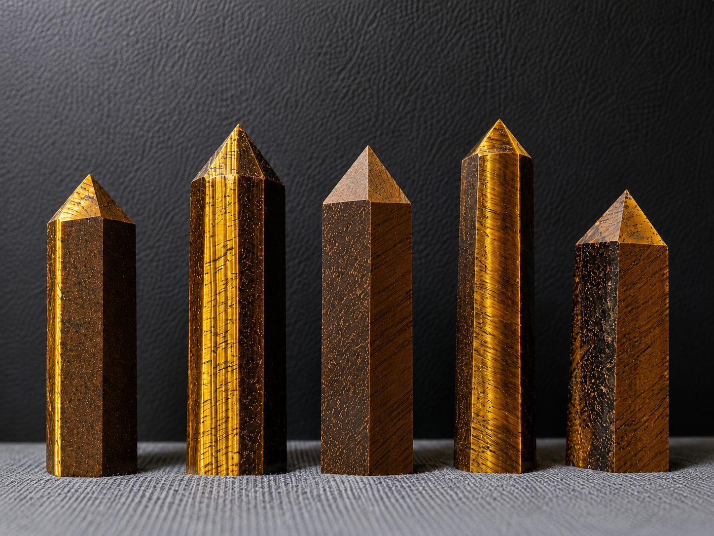 Tiger Eye - Obelisk - Courage