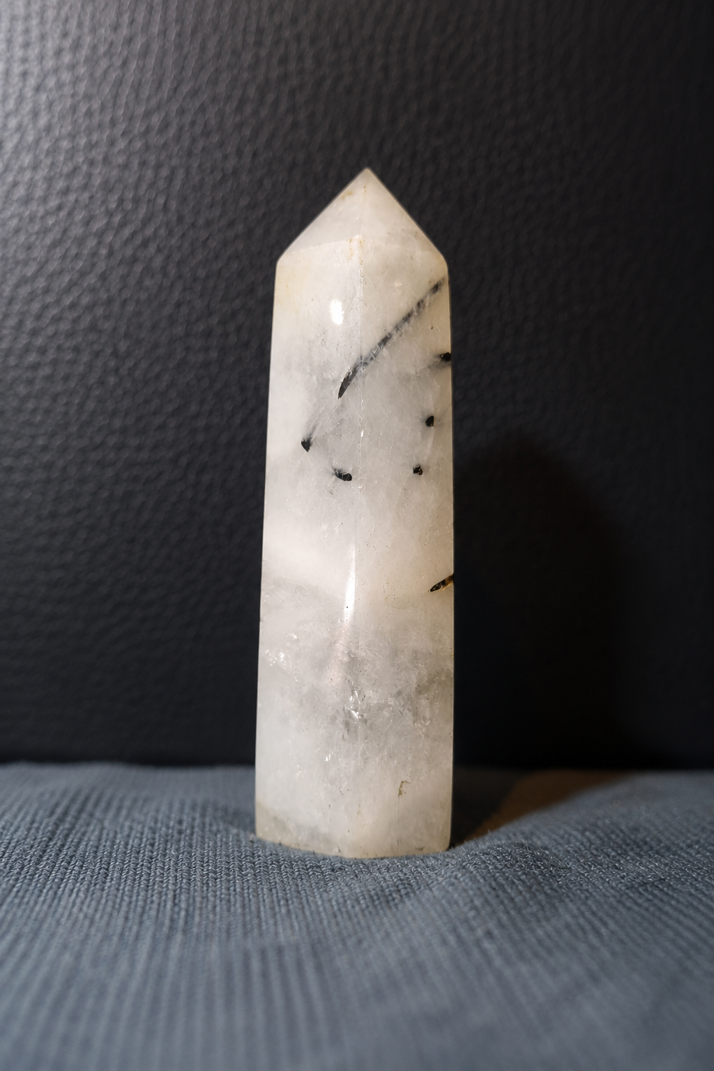 Black Tourmaline Quartz Obelsik - Pretection & Clarity
