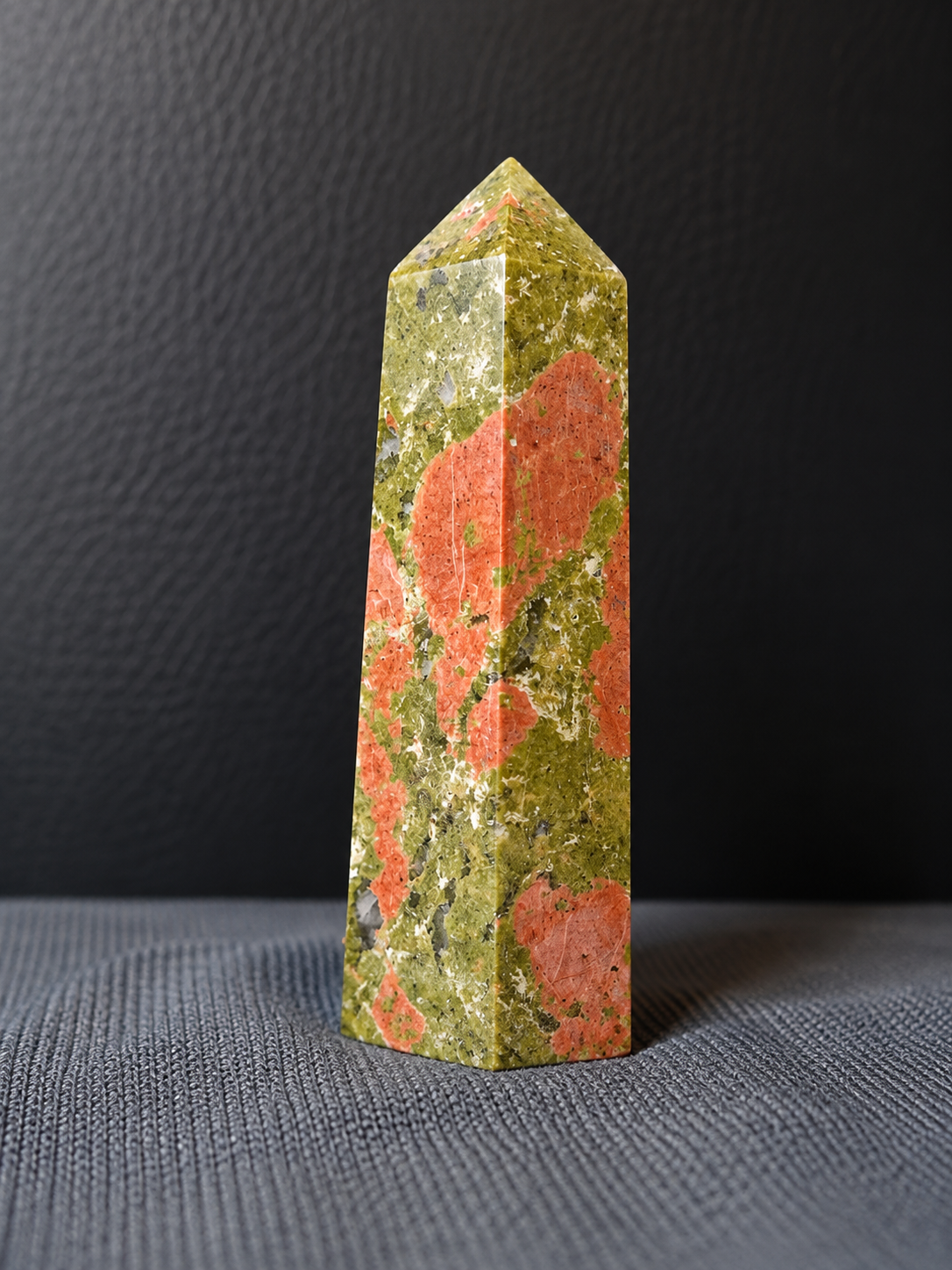 Unakite Obelisk - Emotional Renewal