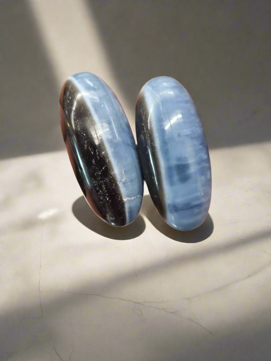 Owyhee Opal - Shiva Stone Style Palmstone (Rare)