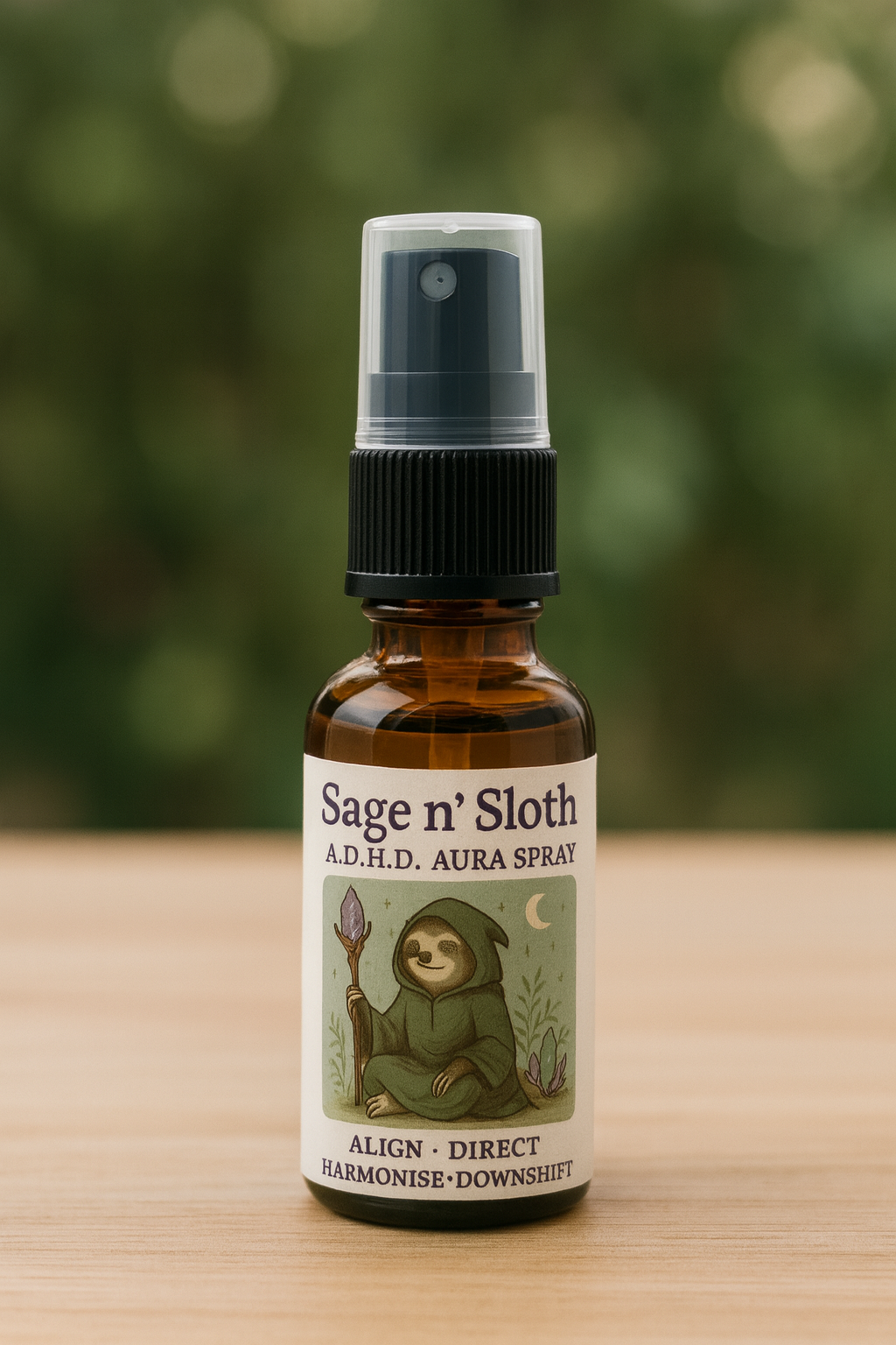 A.D.H.D Aura Spray – Sage n’ Sloth - Grounding, calming clarity mist for scattered thoughts, overwhelm and daily focus. Handmade in WA