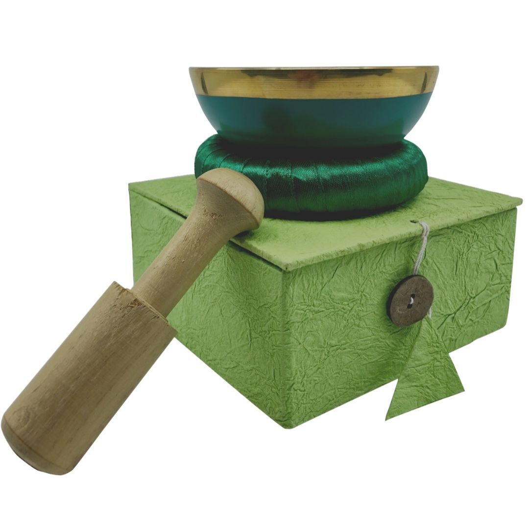 Singing Bowl - Small Giftset - Heart Chakra
