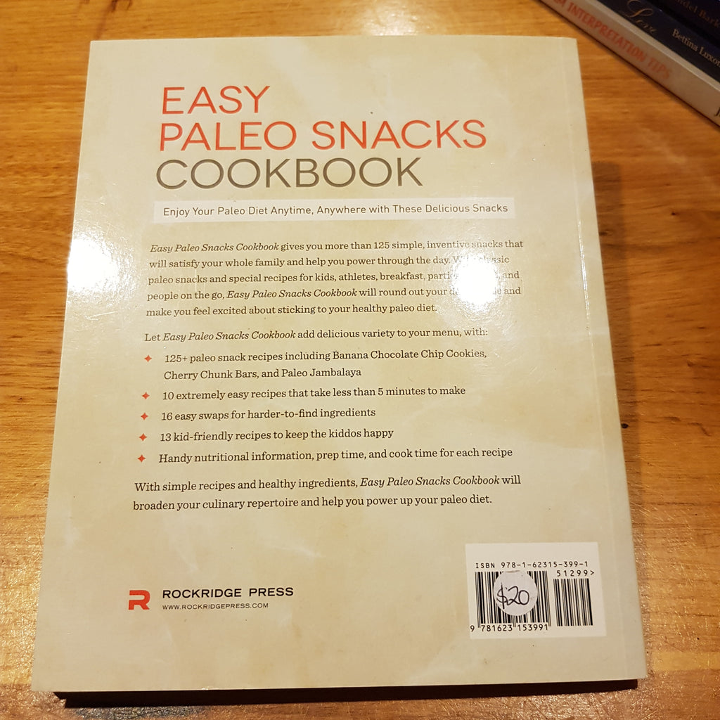 Easy Paleo Snacks - Cookbook