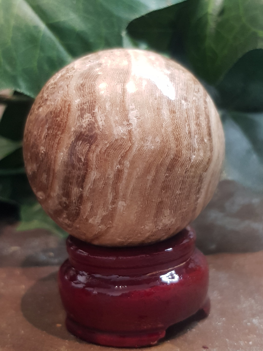 Chocolate Calcite - 5cm Sphere