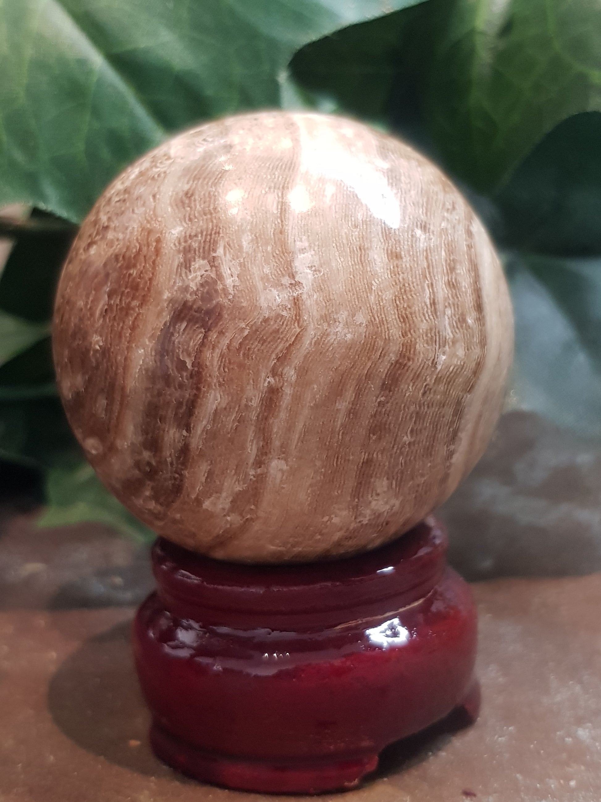 Chocolate Calcite - 5cm Sphere