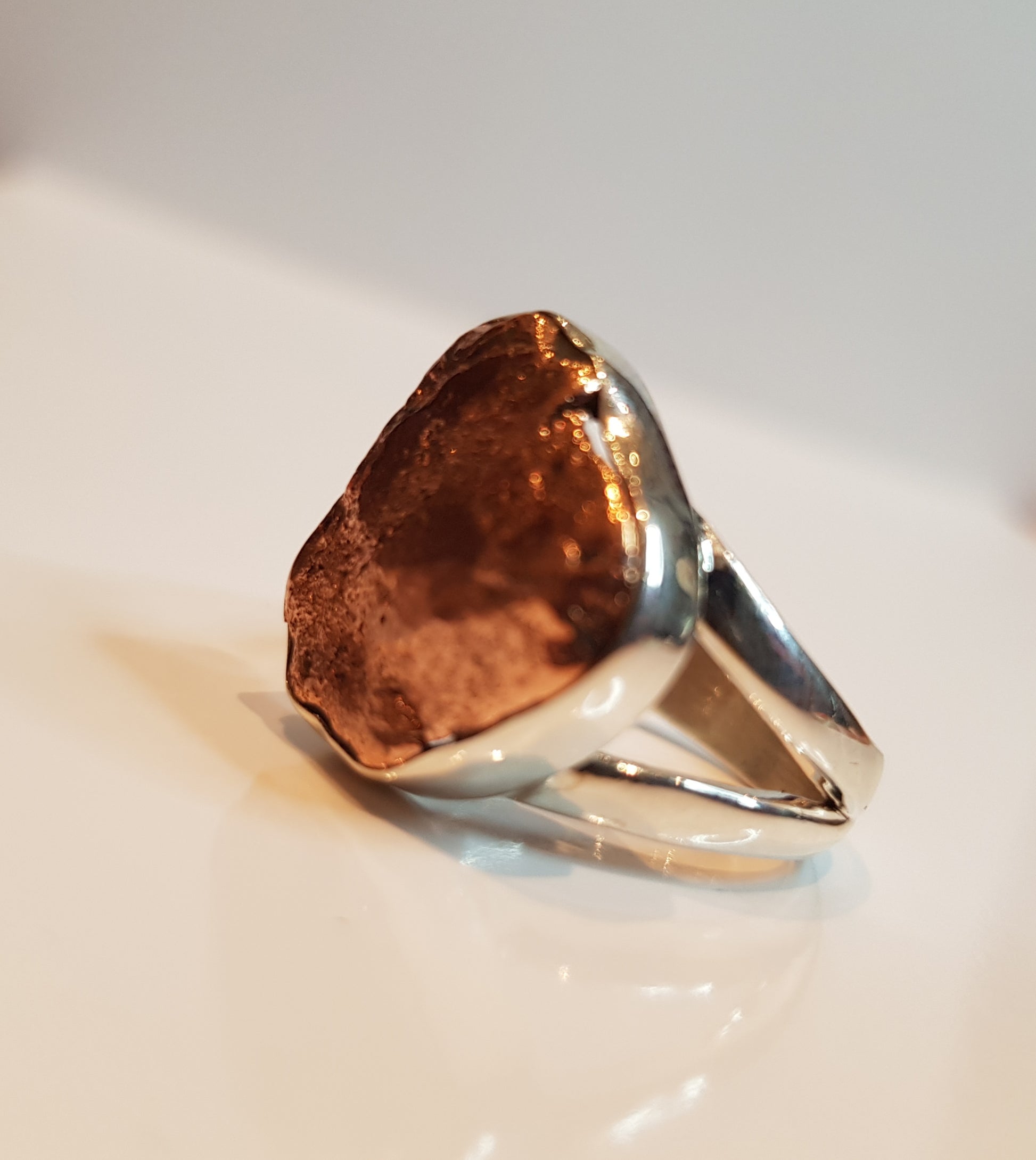 Native Cepper Ring - Sz 8