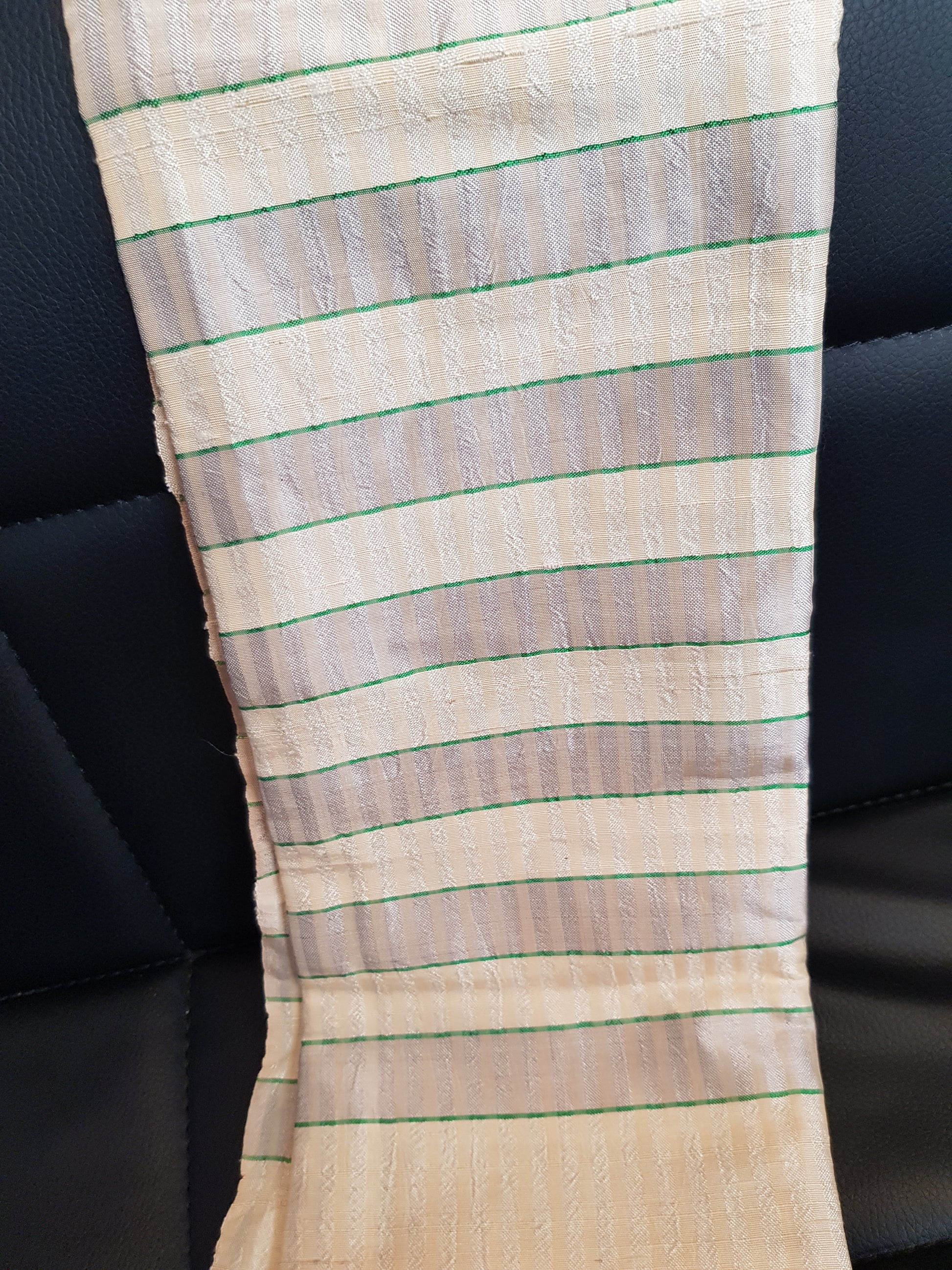 Scarf - Silk Striped - Handmade