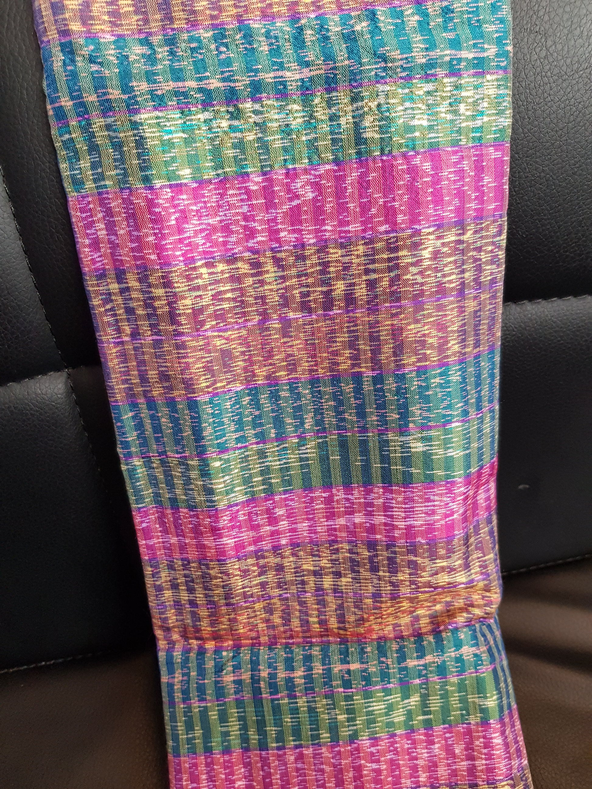 Scarf - Silk Striped - Handmade