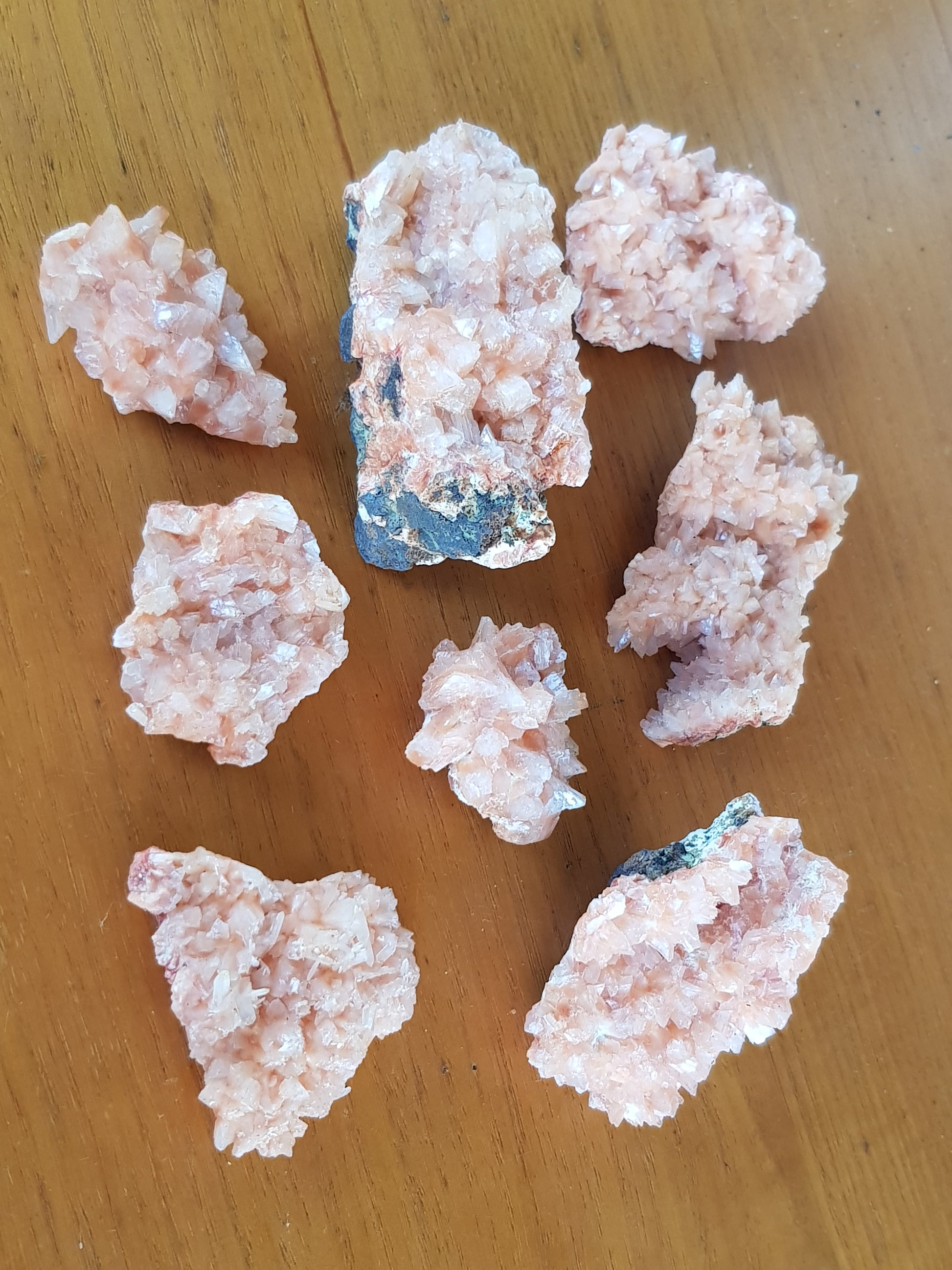Red Heulandite - Raw Specimens