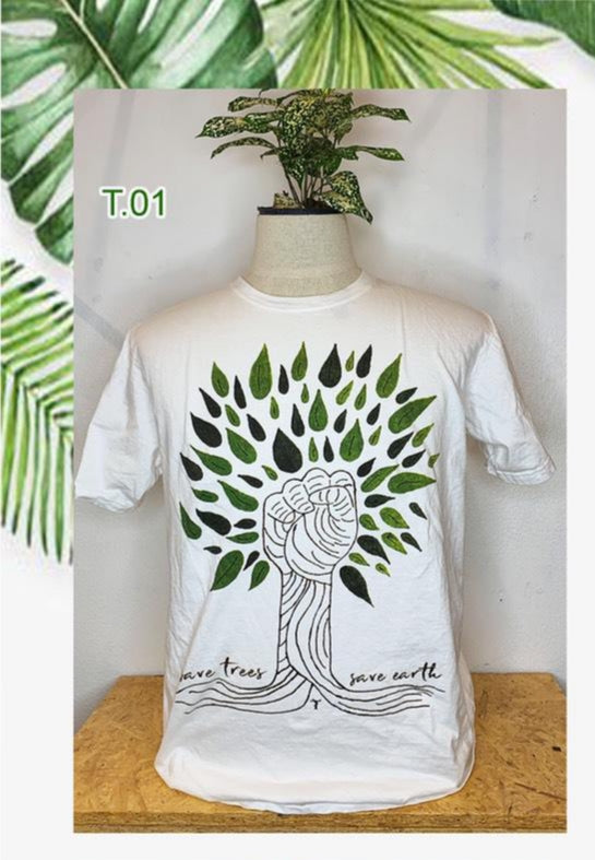 T-Shirt - Environmentally Conscious - Save Trees Save Earth