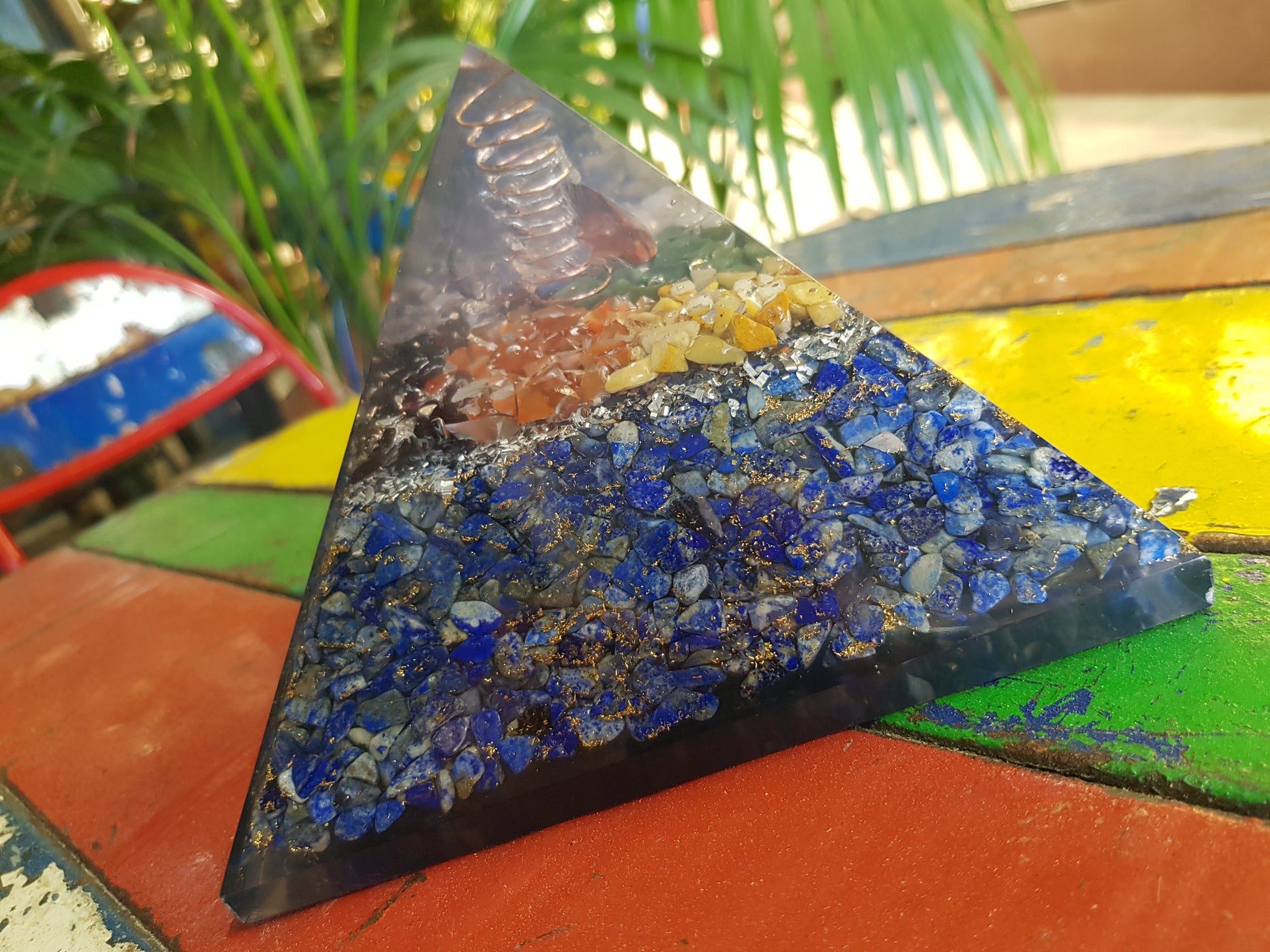 Lapis Lazuli Chakra  - Orgone Pyramid