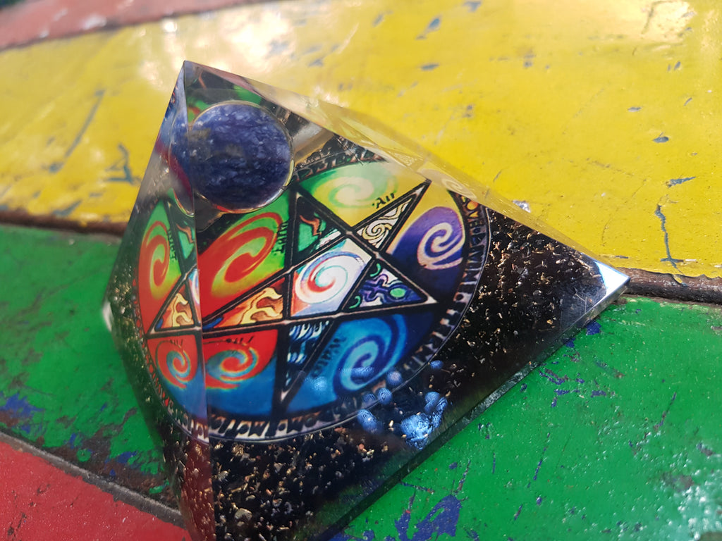 Lapis Lazuli - Orgone Pyramid