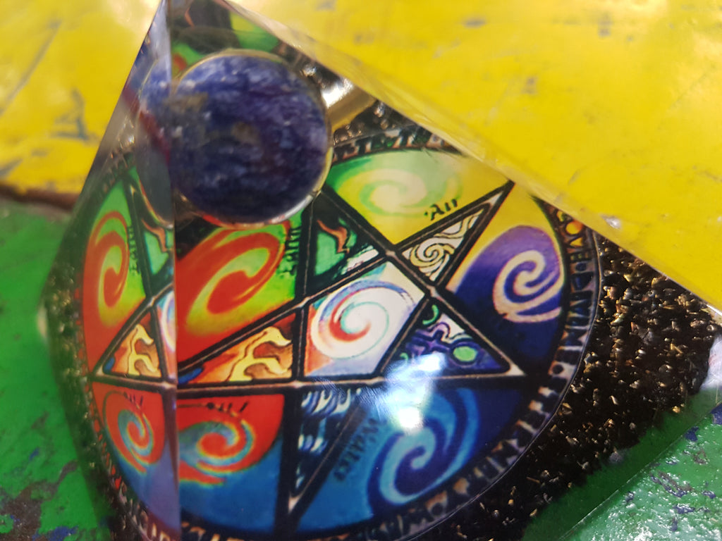 Lapis Lazuli - Orgone Pyramid