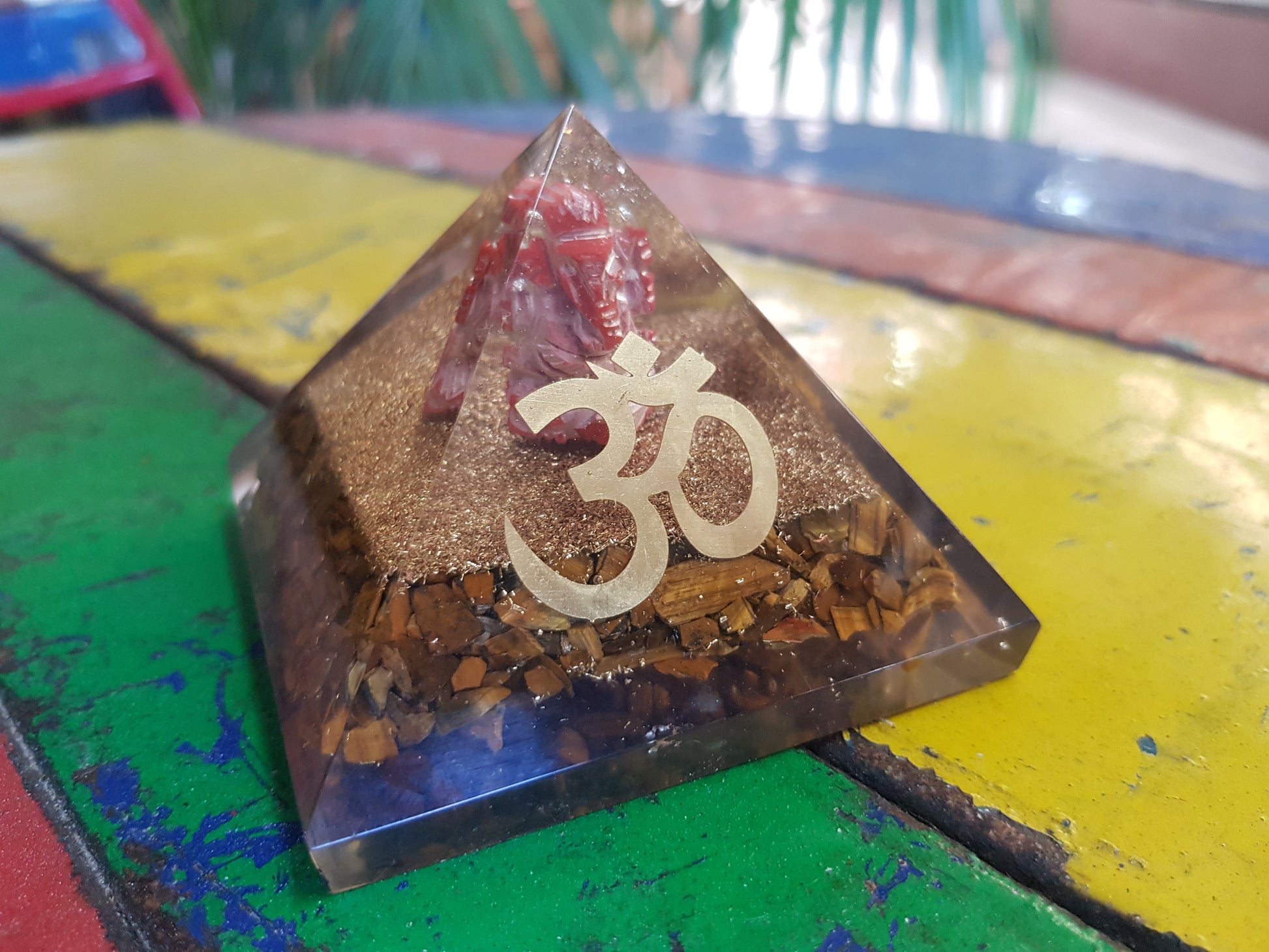 Tiger Eye - Orgone Pyramid