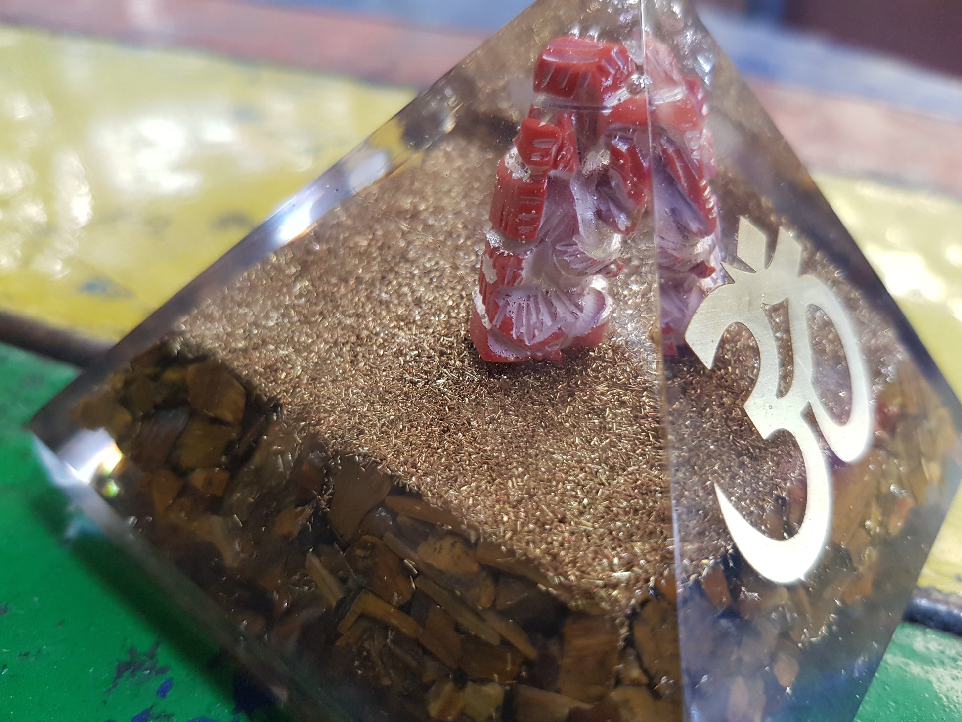 Tiger Eye - Orgone Pyramid